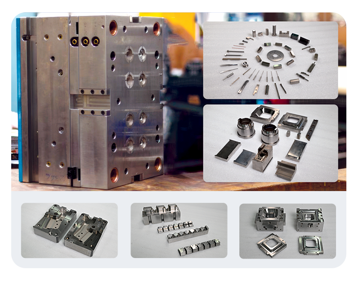 Engineer inspecting a precision machined component