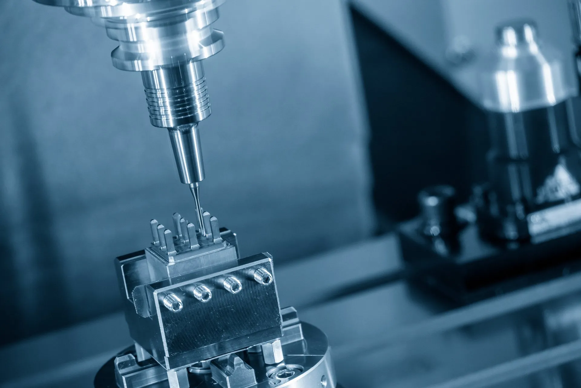 Micro machining production parts